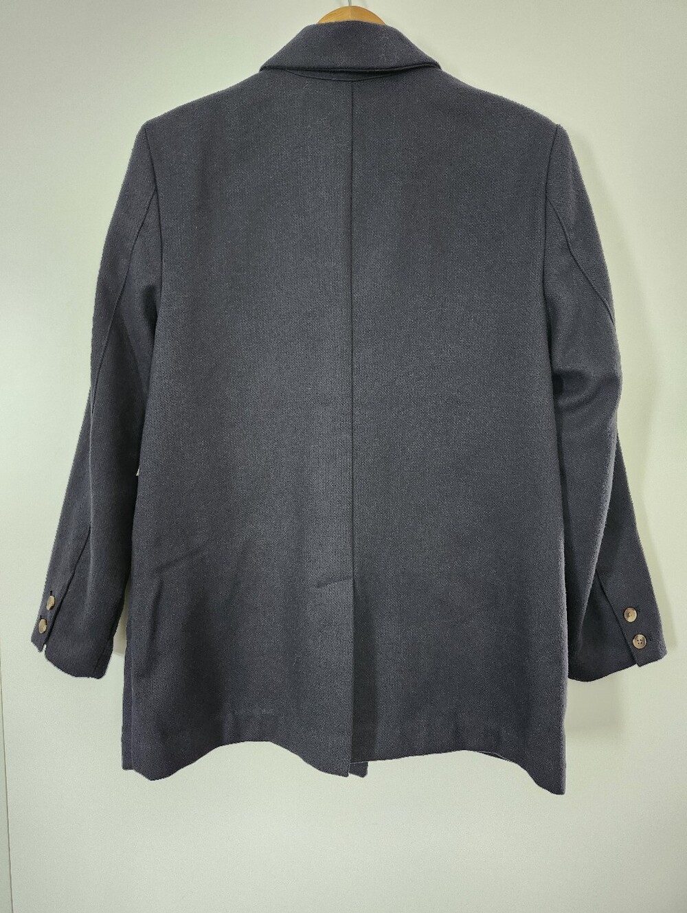 OLD NAVY Women's Navy Blue Double-Breasted Oversized Blazer Size Small NWT - Picture 3 of 12